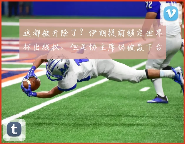 这都被开除了？伊朗提前锁定世界杯出线权，但足协主席仍被轰下台