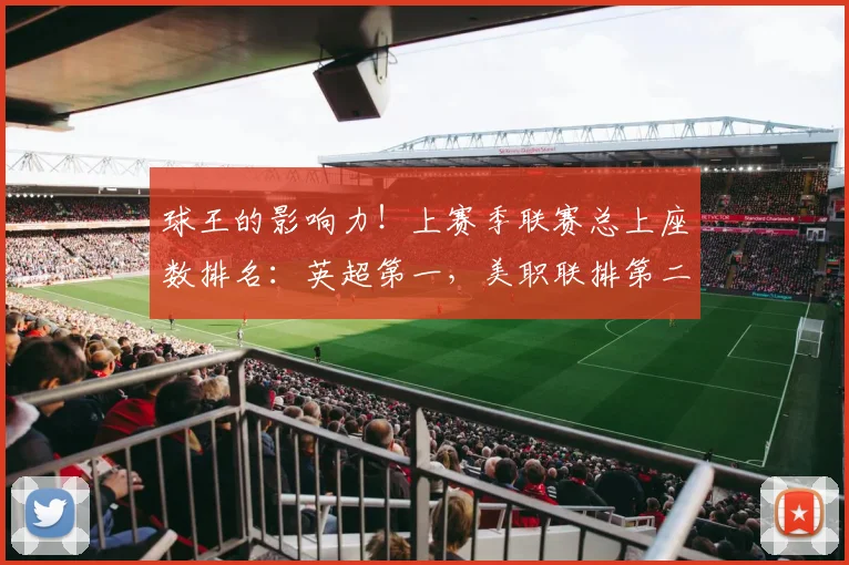 球王的影响力！上赛季联赛总上座数排名：英超第一，美职联排第二
